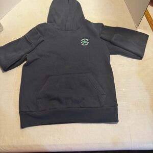 Converse All Star Blue Youth Hoodie  Size Medium With Green Logo Long Sleeve
